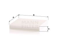 Фильтр салонный CU 1919 * MANN  Фильтр салонный CU 1919 * MANN