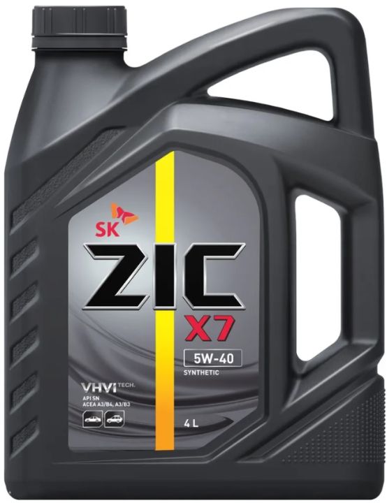 ZIC X7 SAE 5W40 4л SN,A3/B4,A3/B3 MB229.5 BMW LL-01 VW502/505 RN 0700/0710 (162662) ZIC X7 SAE 5W40 4л SN,A3/B4,A3/B3 MB229.5 BMW LL-01 VW502/505 RN 0700/0710 (162662)