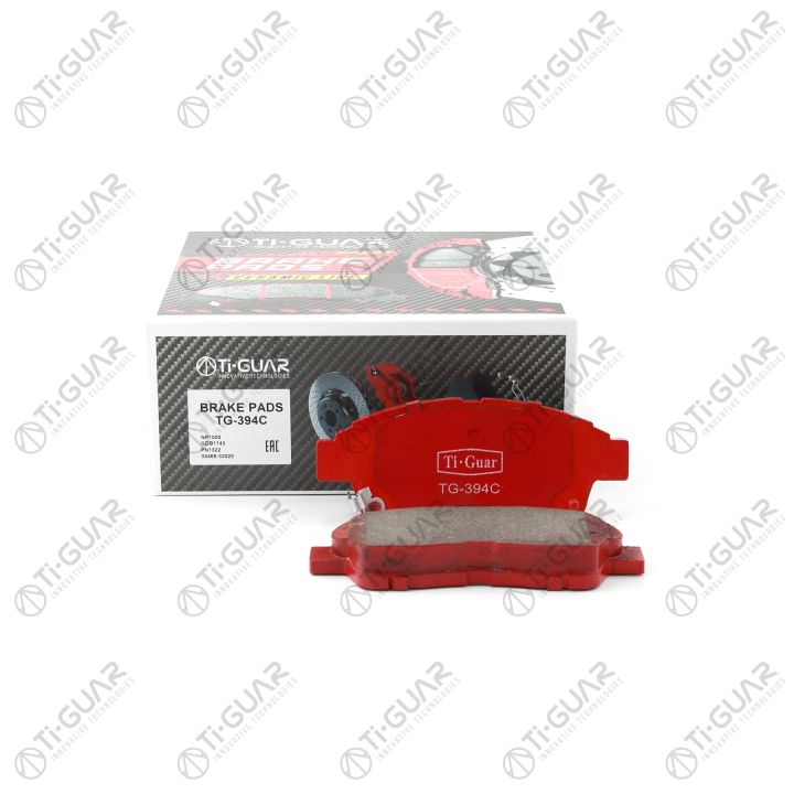 Тормозные колодки TG-394C/PF1322 (КЕРАМИКА)* Ti·GUAR Тормозные колодки TG-394C/PF1322 (КЕРАМИКА)* Ti·GUAR